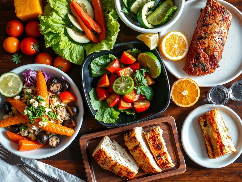 Récapitulatif visuel de la commande de plats sains préparés par Lyonchefvb