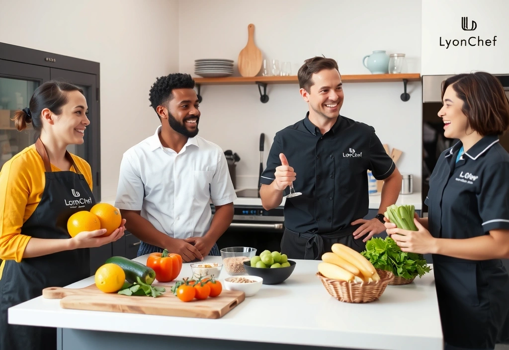 Équipe de Lyonchefvb prête à aider les clients