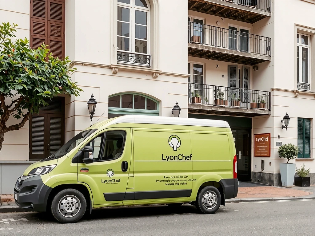 Véhicule de livraison écologique de Lyonchefvb